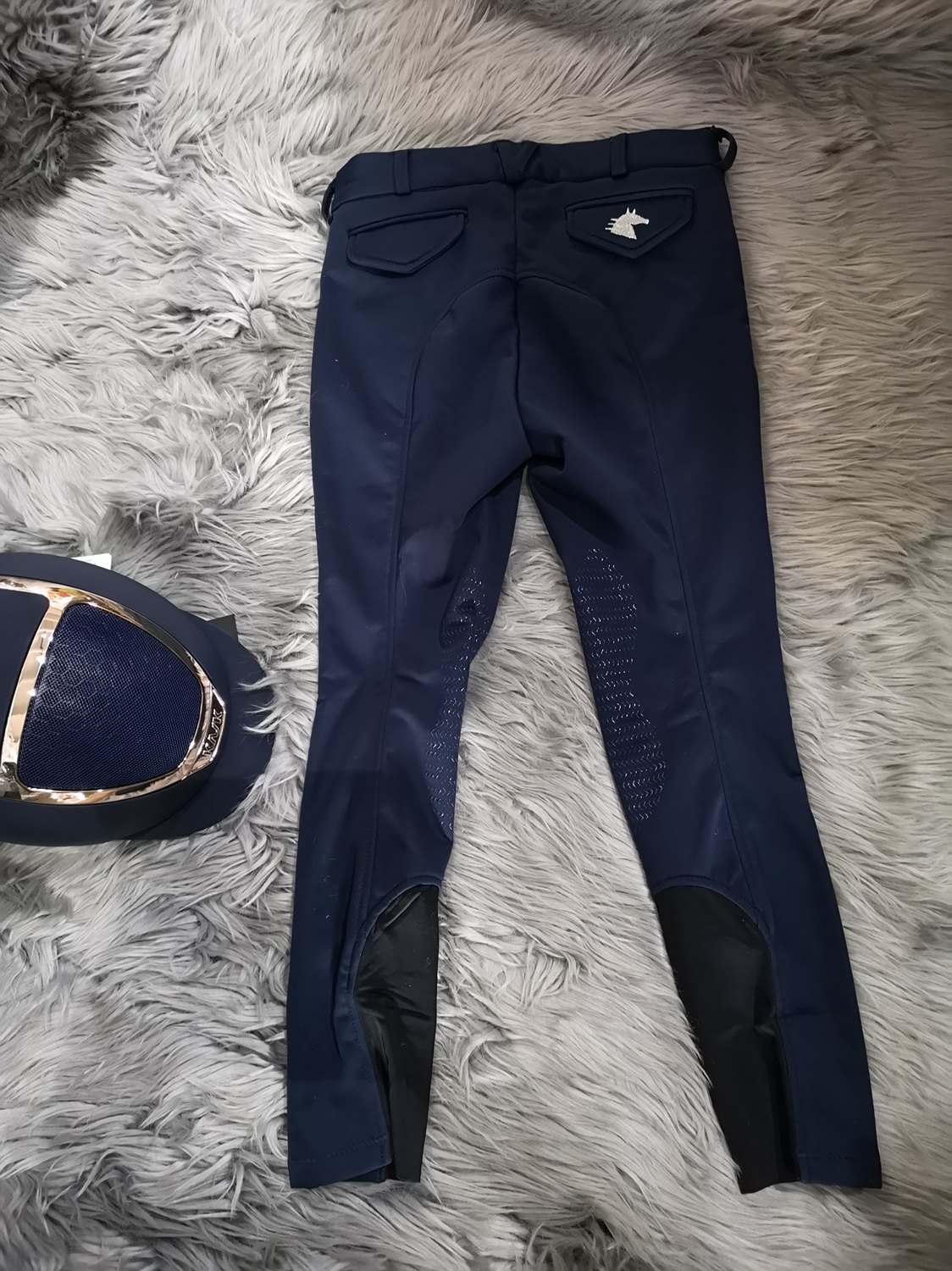 Imported winter plus velvet thickening equestrian breeches adult warm non-slip breeches silicone breeches equestrian supplies and equipment