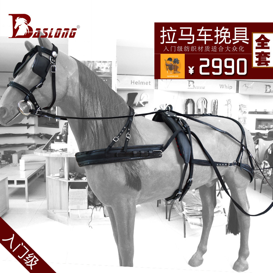 Entry-level carriage harness Carriage supplies Carriage accessories Textile PVC harness Hantu Equestrian BCL195903