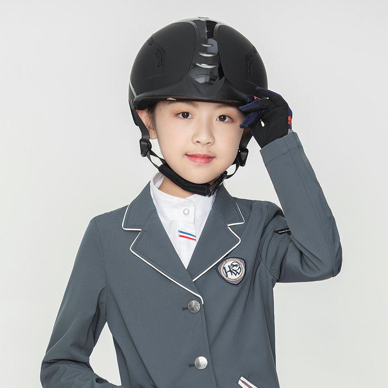 Children Equestrian Safety Helmet New Rui Obstacle Equestrian Safety Helmet Male And Female Riding Safety Helmet Breathable Safety Adjustable 3 Colors