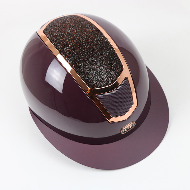 RIF equestrian helmet female big brim riding helmet obstacle helmet breathable comfort safety certified equestrian hat