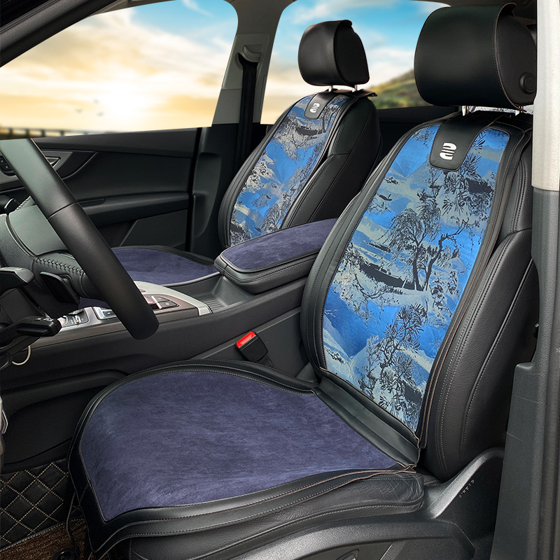 Seat Clothing Items Linen Car Cushion Four Seasons Universal Goddess's Summer Net Red Small Brute Waist Saddle Cushion Seat Cover