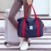 Túi du lịch xách tay lưới màu đỏ hành lý nữ đeo vai tập thể dục khoảng cách ngắn túi du lịch cao cấp Túi du lịch