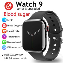 New Amoled Smart Watch Iw9 Body Temperature Call NFC Ever-Br