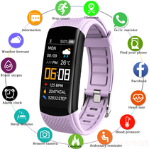 Silicione Smart Bracelet Fitness Tracker Women Men Blood Pres
