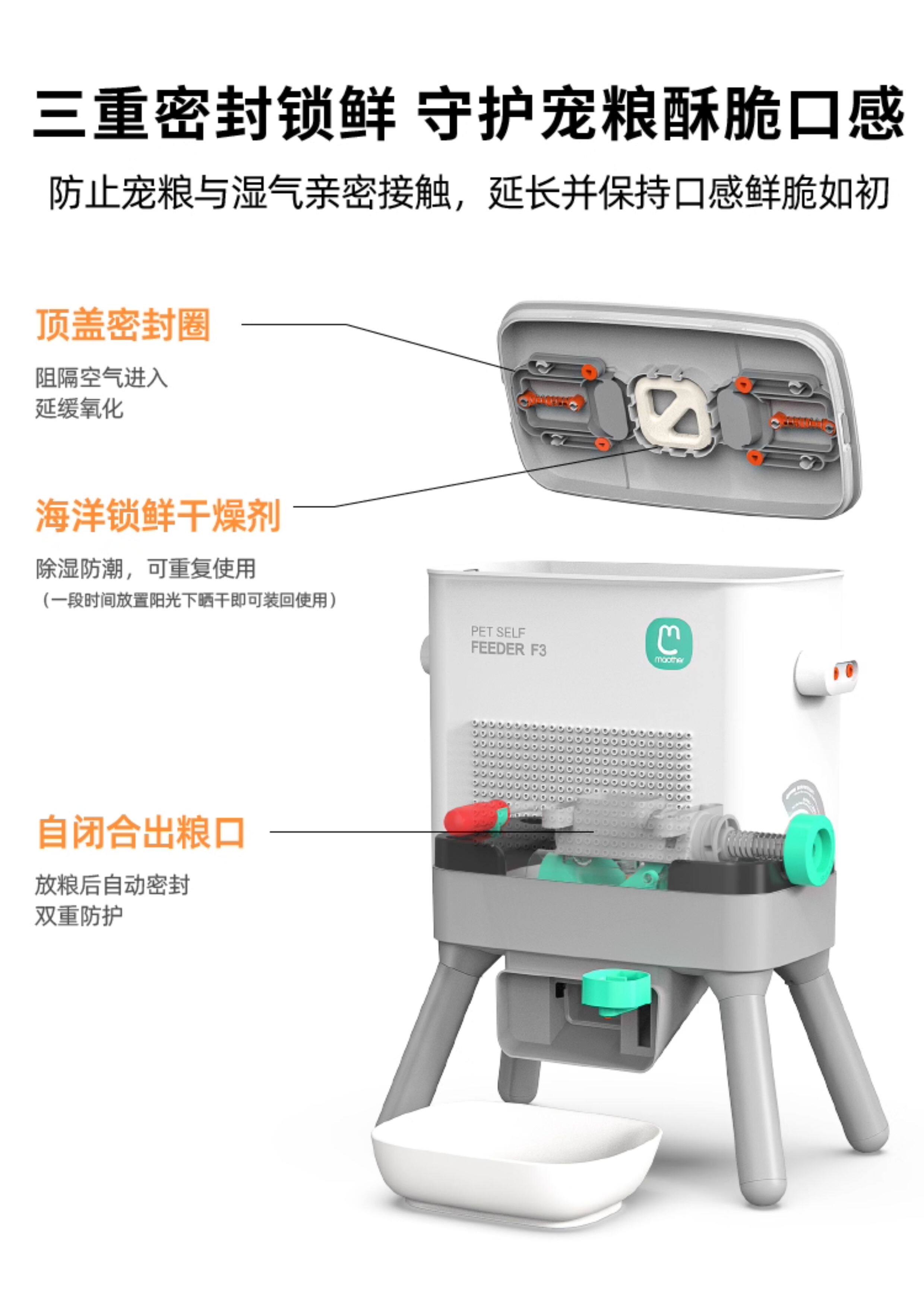 Кормушка с дозатором для кошек и собак 毛妈妈diy智趣喂食器自助取食训练器狗狗交互式投食器喂养神器f3 Maother
