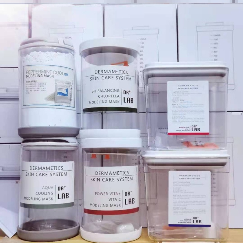 Commercial transparency of the barrel Korean-style packaging jar soft film packaging packaging packaging box powder tools for the container of Korean