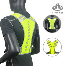 2019 Cross - Border Blowout Amazon New Arrow Directed Night Travel Reflective Vest Sports Vest