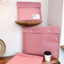 Clothing store clothes bags non-woven packaging bags handbags T-shirt shirt snap packaging bags wholesale customization