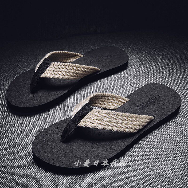 Japanese GP flip-flops trendy personality all-match men's fashion outerwear flip-flops non-slip wear-resistant beach sandals