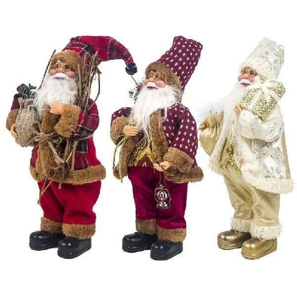 Home Santa Claus Doll Fabric Christmas Doll Merry Christmas-