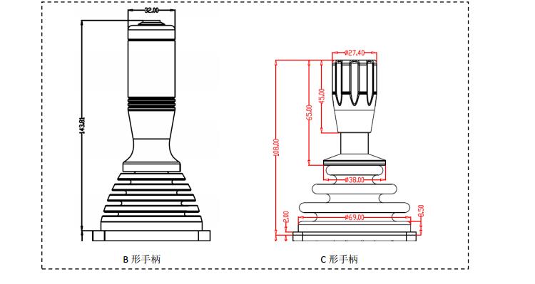 供应XLSMC60矿山机械仪器与仪表,工业操纵杆 霍尔摇杆 操控手柄