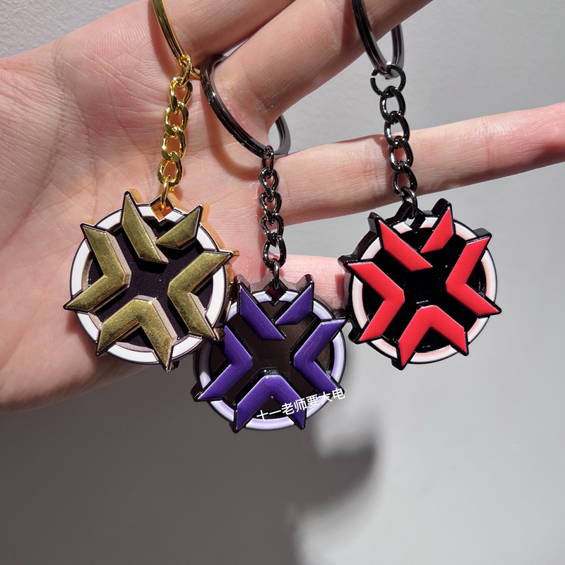 Valorant Firecracker Courage Contract Merchandise Metal Keychain Pendant Valorant Figure Cosplay Valorant Firecracker Courage Contract Merchandise Metal Keychain Pendant Valorant Figure Cosplay