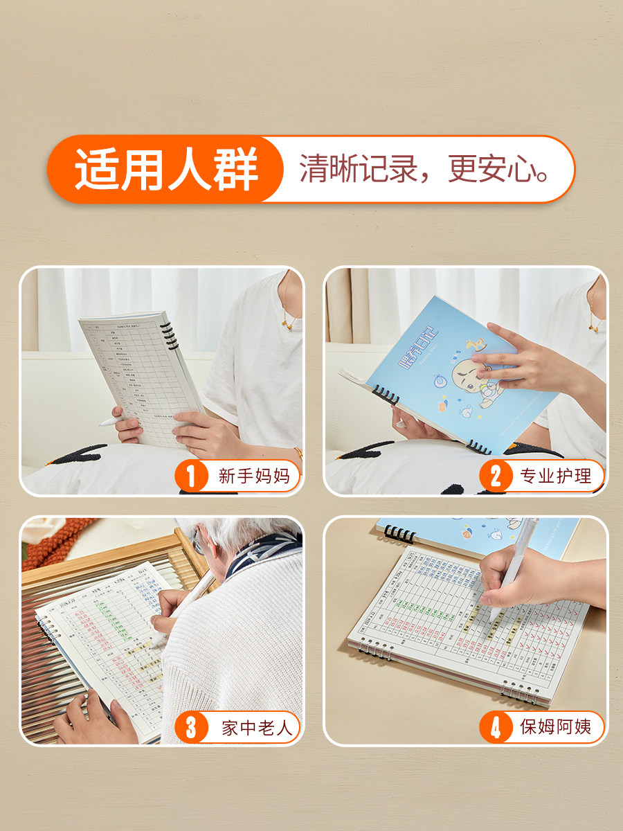 Baby Feeding Record Book, Baby Formula and Breast Milk Feeding Diary, Newborn Growth Record Diary, Milk Intake and Complementary Food Record Form, Maternal and Infant Care Journal, Daily Routine and Schedule Manual