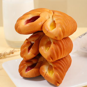 【拍2件】草莓香橙两种夹心面包860g