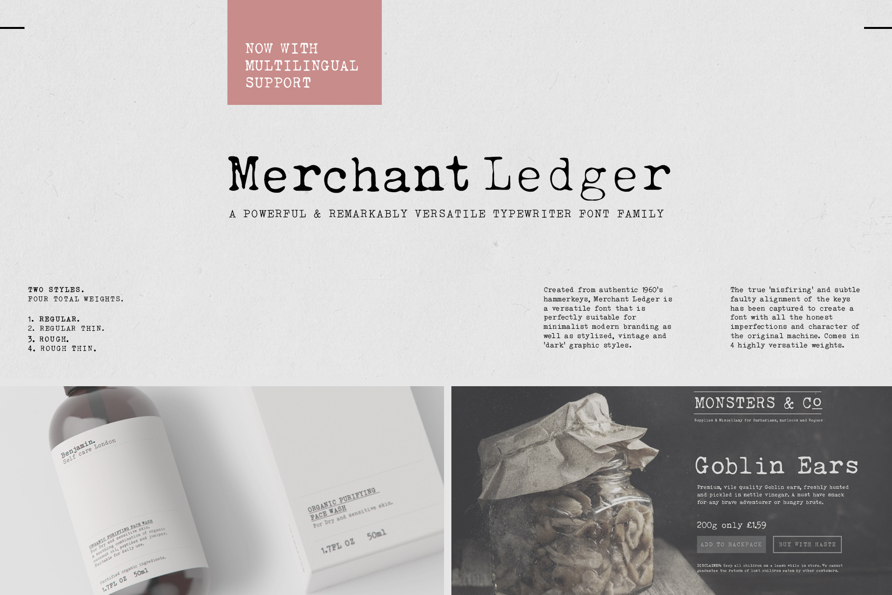 Merchant Ledger - Typewriter Family, a Font by Twi.jpg