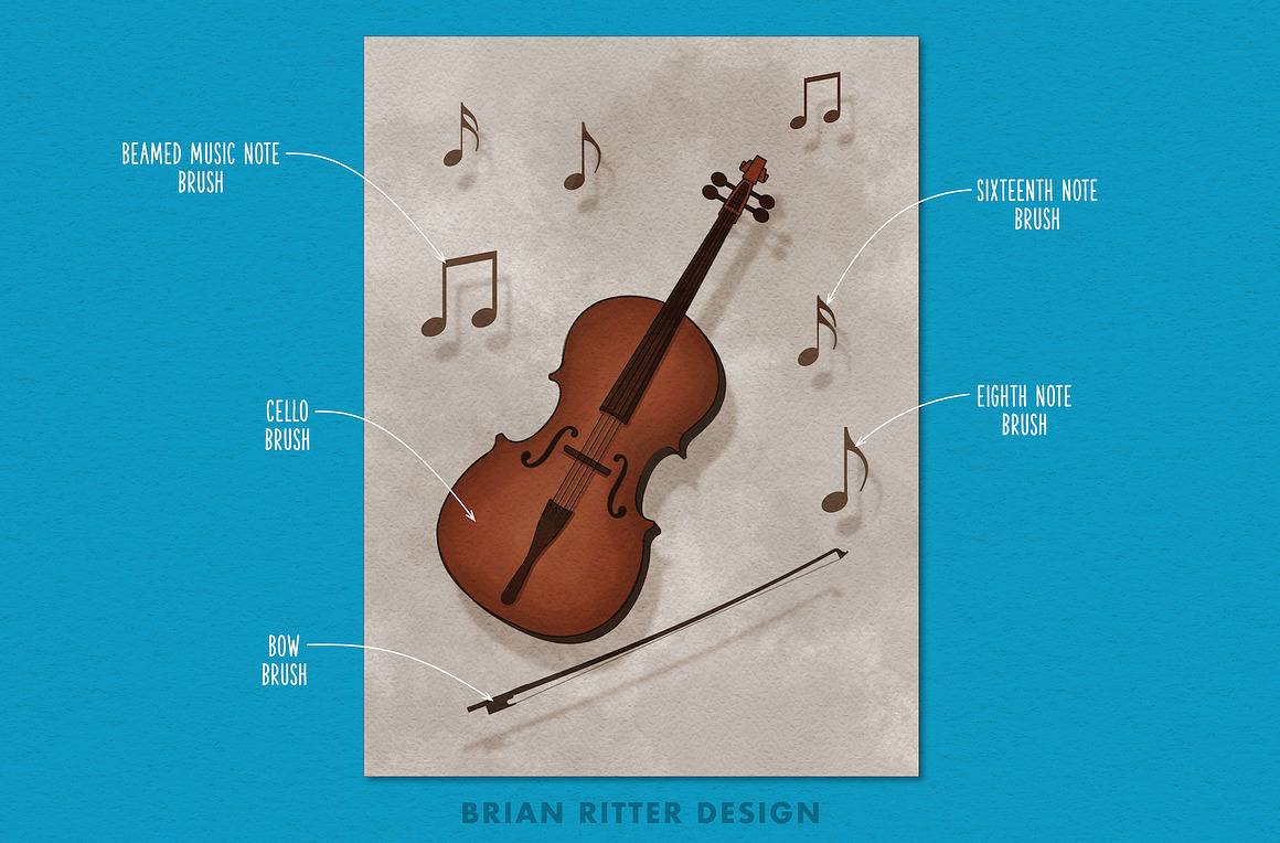 Music Pack for Procreate, a Brush Add-On by Brian.jpg