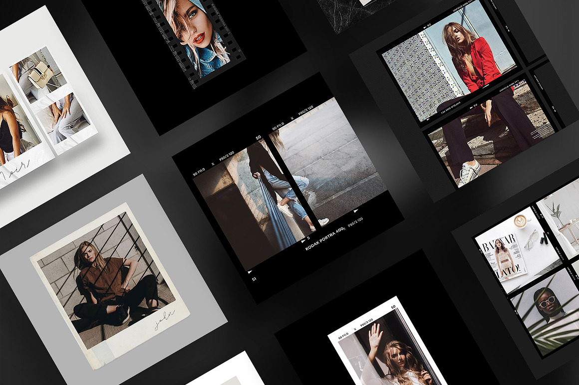 Noir - Instagram film frame, a Social Media Templa.jpg