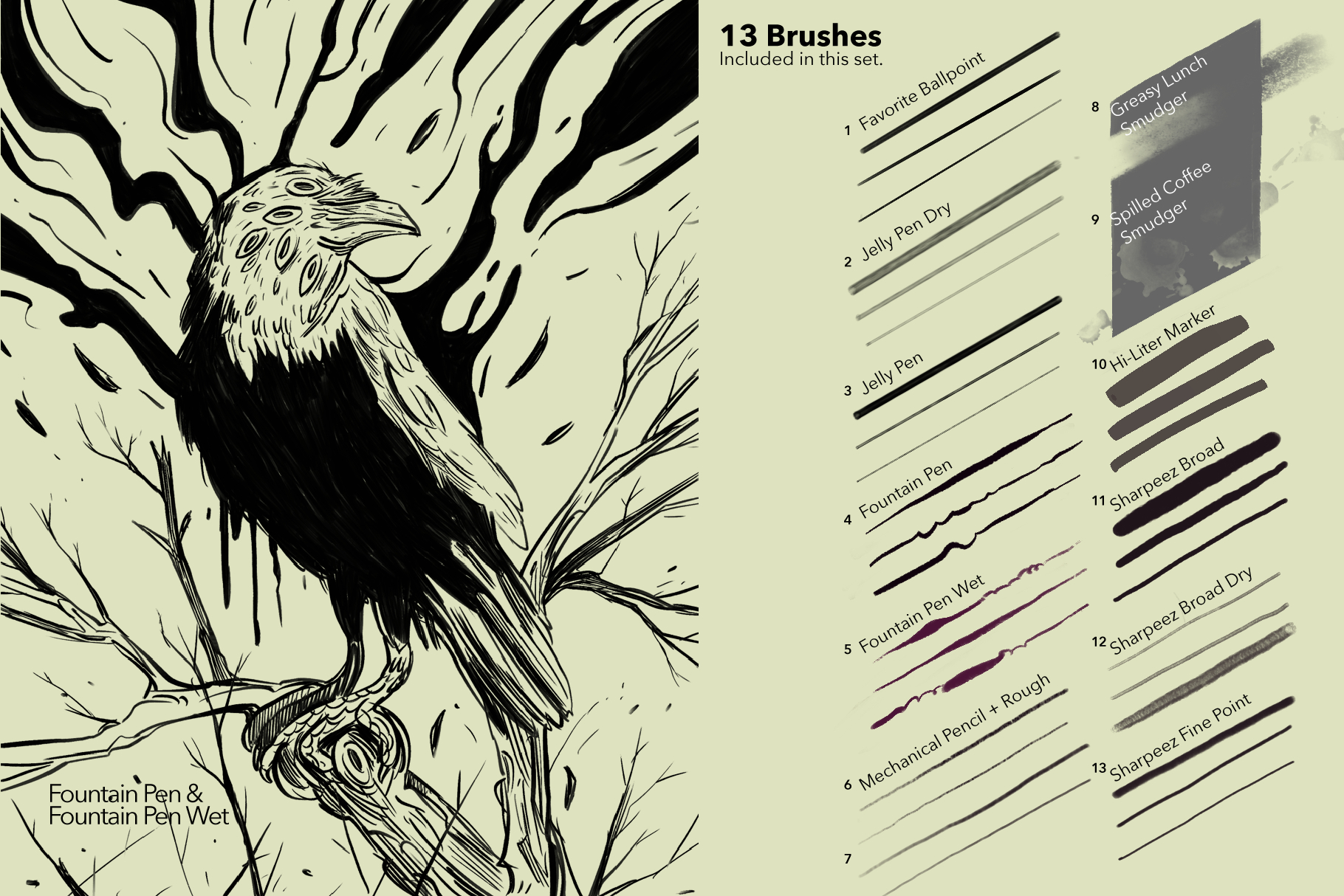 Procreate Office Pen Brush Pack  Creative Market.jpg