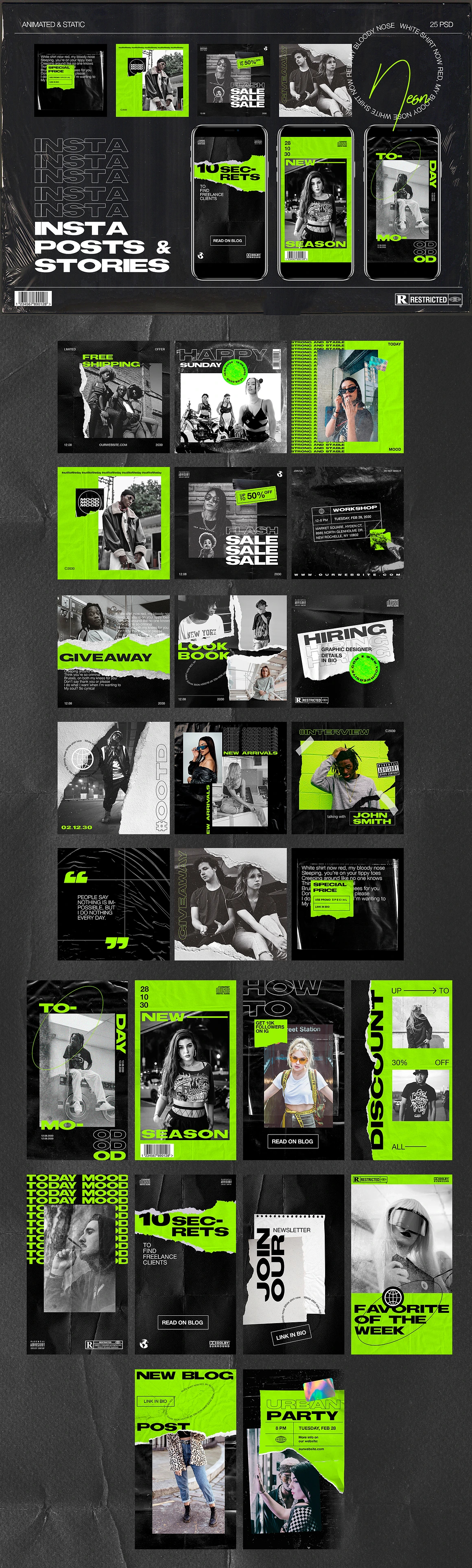 End of Year Sale Instagram Bundle, a Social Media.jpg