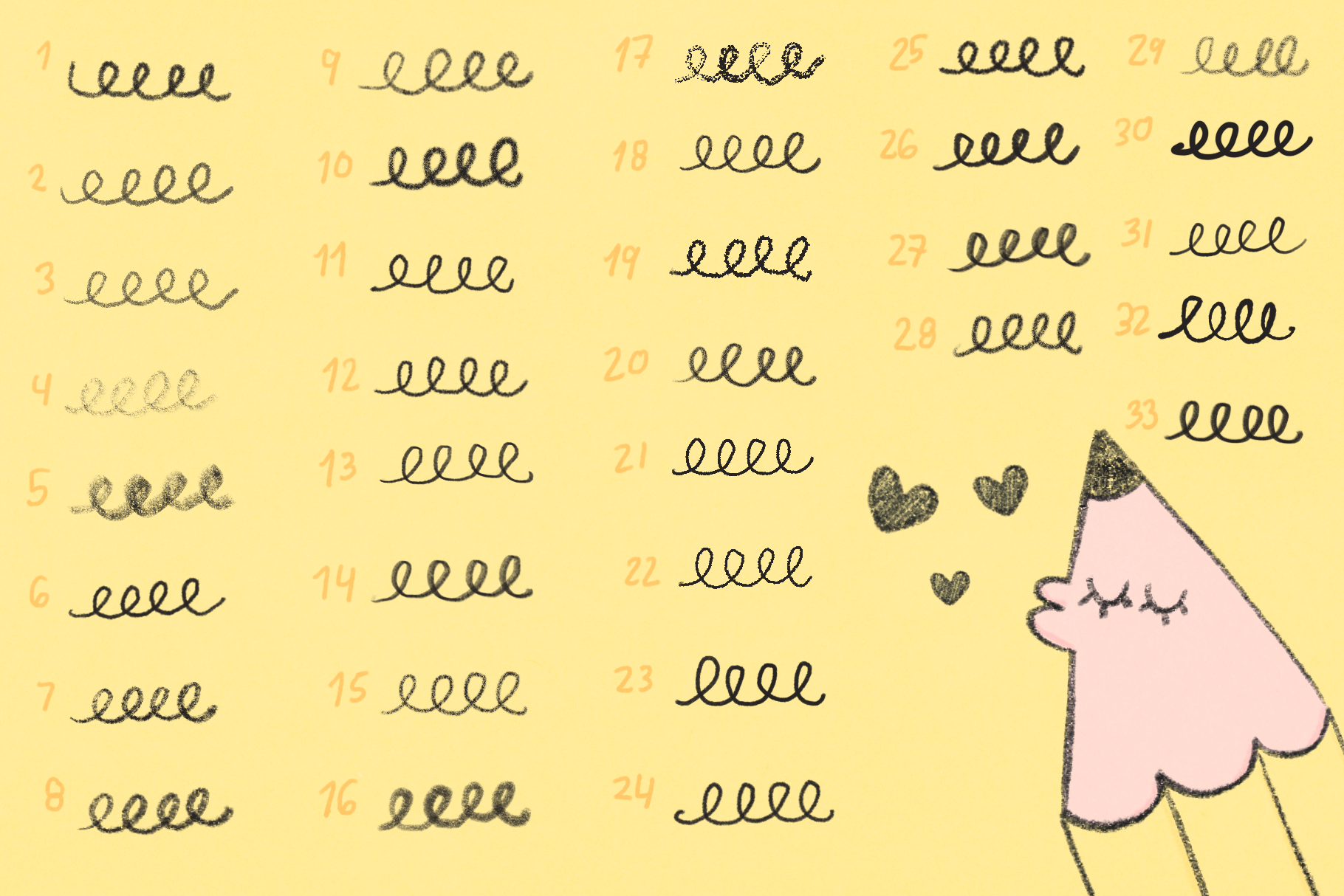 Pencil Lovers Megapack for Procreate Brushes ~ Cr.png