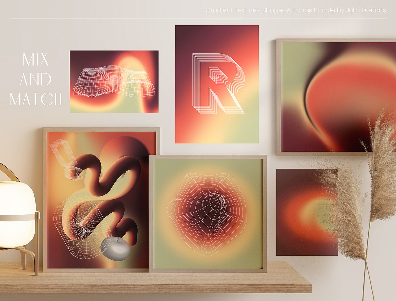 Gradient Textures Shapes 3D Objects Collection-11.jpg