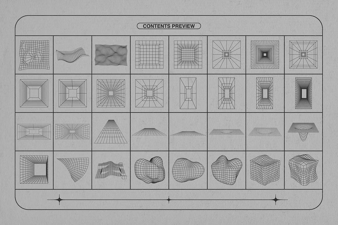 Wireframe Shapes, an Object Graphic by MiksKS Phot.jpg