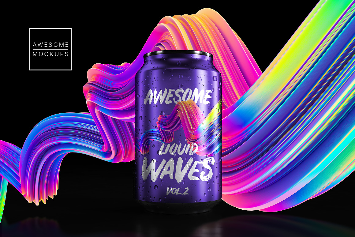 Abstract Liquid Waves, an Object Illustration by M.jpg