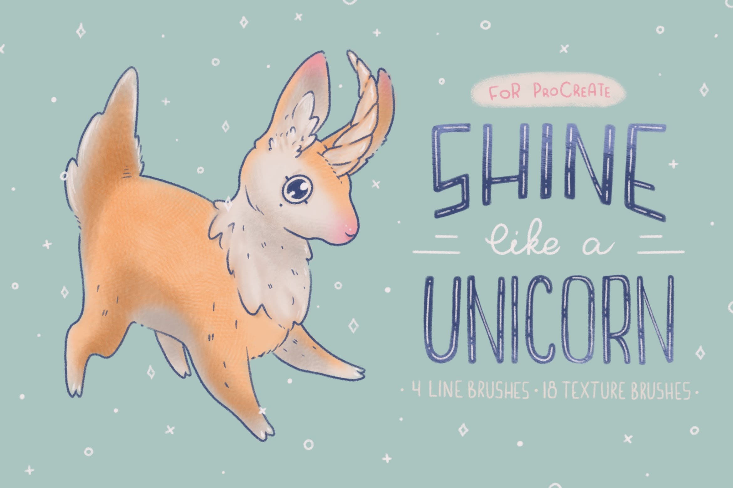Shine Like a Unicorn Procreate Brushes-1.jpg