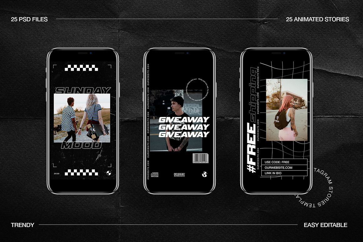 Checkered Animated Instagram Stories, a Social Med.jpg