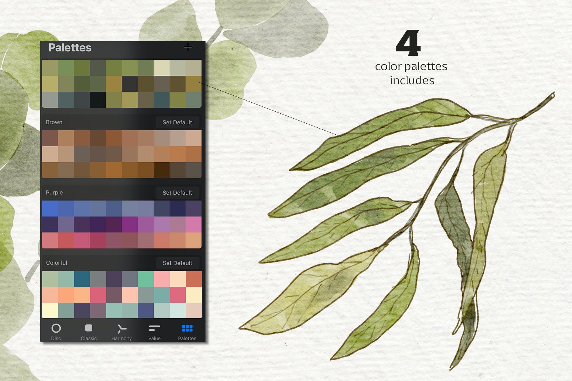 WatercolorPencil Procreate brushes-1.jpg