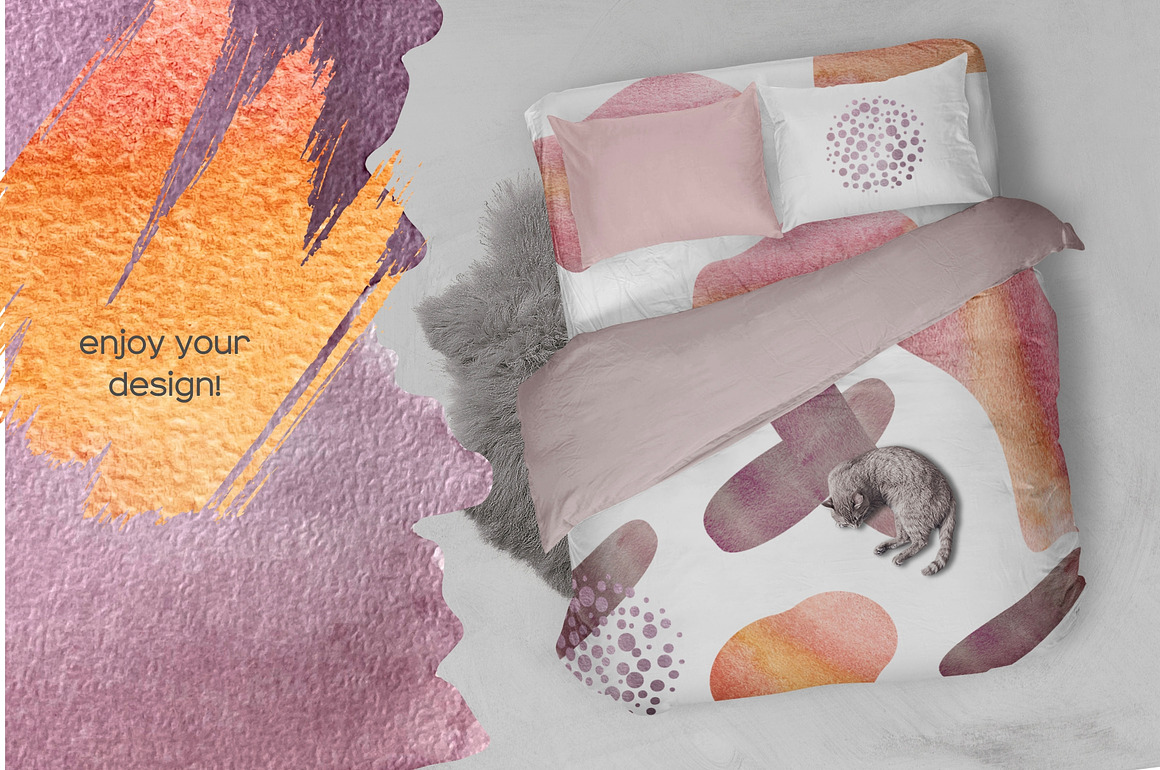 Watercolor Color Circles And Shapes, an Illustrati.jpg