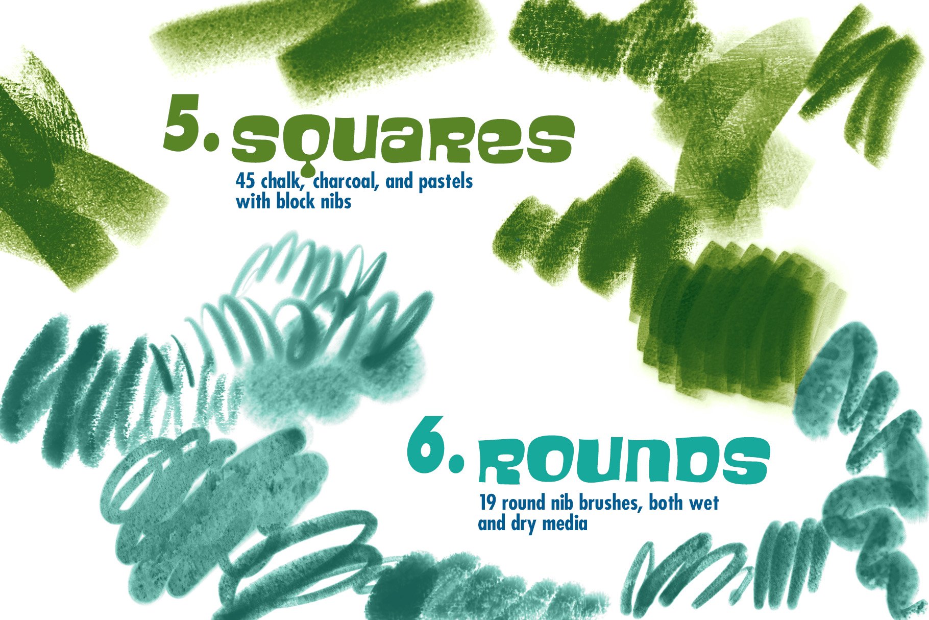 The BIG ONE 300 Procreate Brushes Brushes ~ Crea.jpg