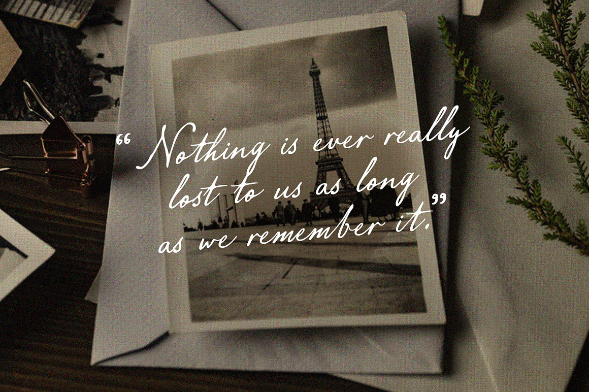 Aviola Memories - Romantic Script, a Script Font b.jpg