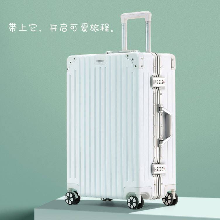 Luggage student accommodation female box tie rod girl middle school male can sit strong and durable junior high school new width