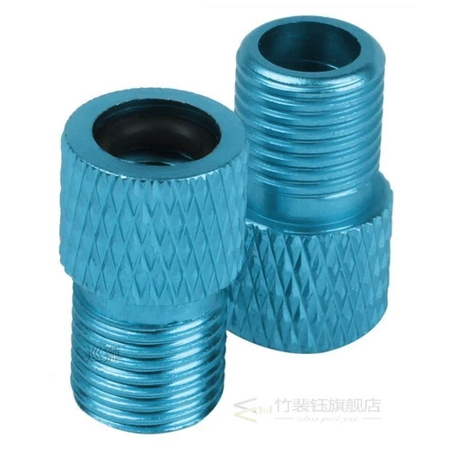 2pcs Presta to Schrader Aluminum Bike Adapter Adapter Adapter