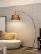 Italian Minimalist Living Room Floor Lamp Next to the Sofa, Simple and High-End Creative Art Bedroom Atmosphere Lighting