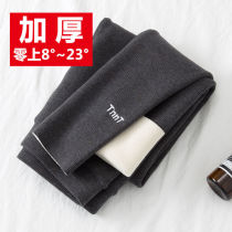 Girl Pants Autumn Winter Outwear CUHK Child Children Beat Bottom Pants Winter Clothing High Waist Foreign Gas Plus Suede Thickened Thin Suede Trousers