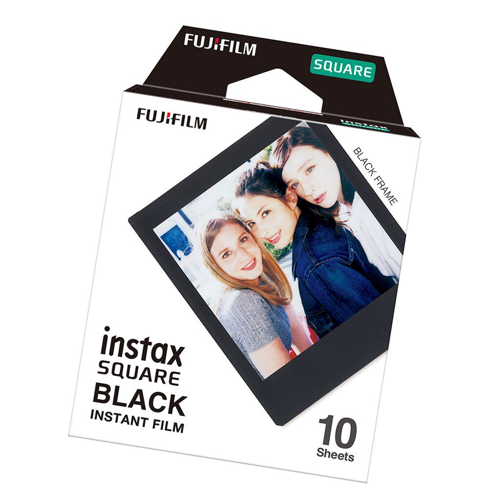 10 листов фото бумаги пленки Black Edge для Fujifilm Instax Square SQ20 SQ10 2019 Новый