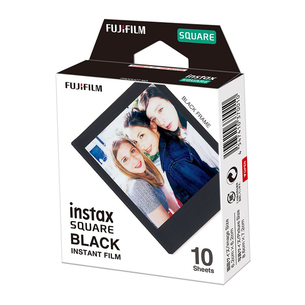 10 листов фото бумаги пленки Black Edge для Fujifilm Instax Square SQ20 SQ10 2019 Новый