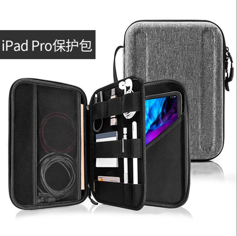 iPadPro11 bending pack 12 9-inch hard case handbag air 4 5 anti-fall protective sleeve for Huawei Xiaomi Apple OPPO11-inch tablet pack