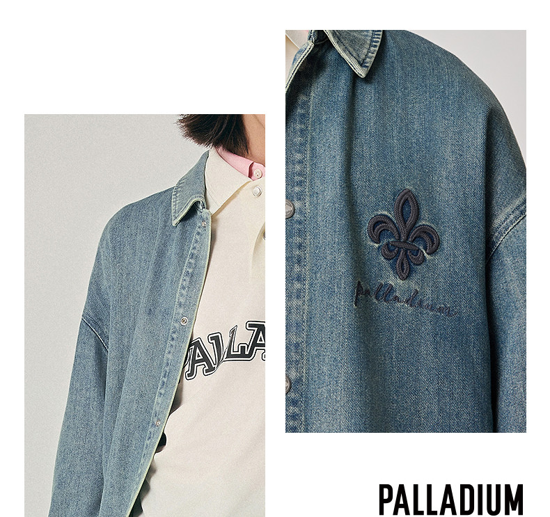 PALLADIUM паладин такой же, как у звезды ретро случайный мужской и женщины ковбой рубашка пальто 1011885 