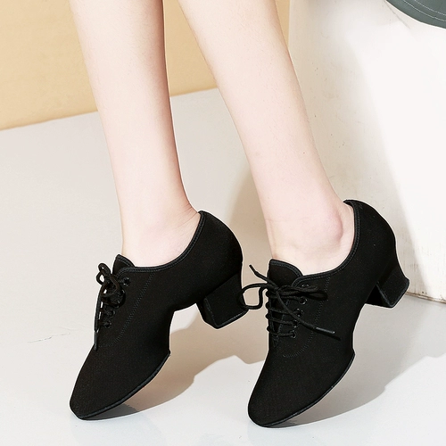 舞青云 Высокая спортивная обувь, туфли, ткань оксфорд, мягкая подошва