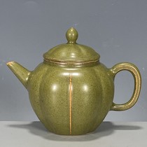 Antiques miscellaneous antiques second-hand goods porcelain tea powder glaze teapot complete collectibles old objects