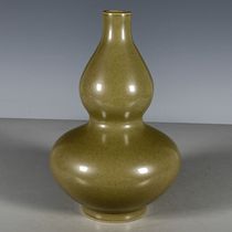 Old goods collection Daming Wanli year celadon small gourd antique antique porcelain collection bag old bag genuine