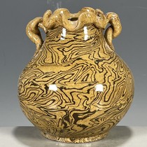 Antique Ancient Play Porcelain Supplies Old Goods Collection for the Old North Song Dynasty Dynasty Twisted Tire Porcelain and Porcelain Newts