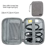 18*13*2CMtrelavel Cable Bag Sage Charger Electronic Organizer