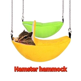 Хомять гамак луна лодка банановый хлопковой гнездо свинг -кровать