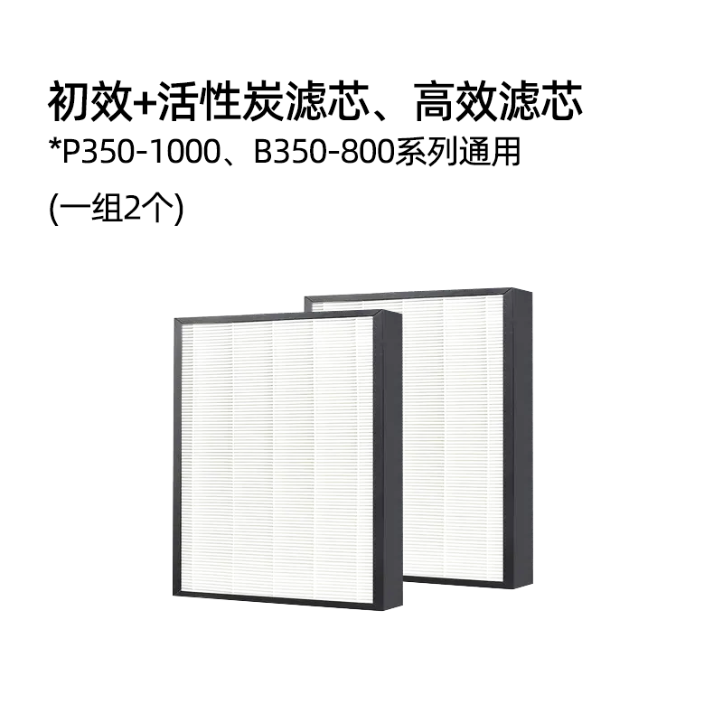 Nilo B350/B500/B800 Fresh Air Filter Element Set of 2 Pieces