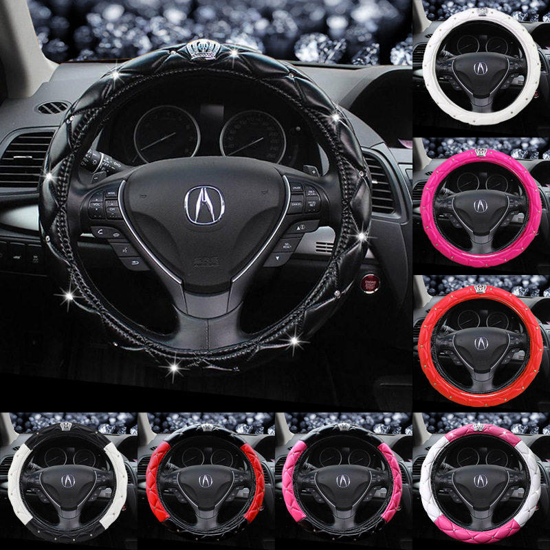 Automotive Steering Wheel Cast New DAD Crown Bubble Mounted Wheel Cover Korea Puff Fashion Case