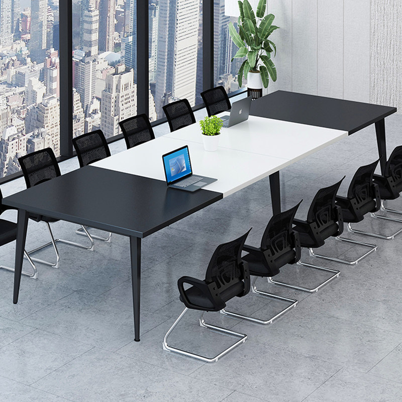 Conference table large conference room long table modern minimalist table and chair combination reception training negotiation table simple workbench
